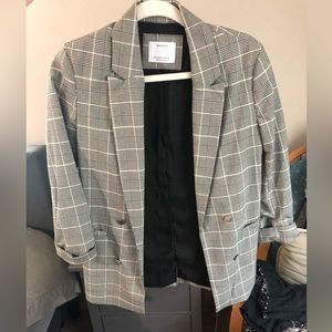 Bershka Blazer with rolled-up 3/4 sleeves